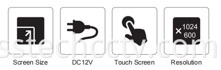 Large Size HD Touch Screen Monitor